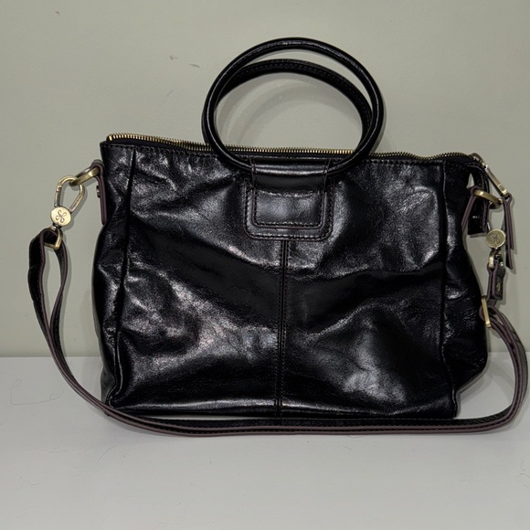 HOBO Sheila Medium Satchel - polished black - Picture 1 of 10